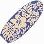 ALOHA RUG-CARPET-MAT SURFBOARD BLUE 43"X17"