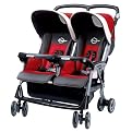 Peg Perego Aria Twin 60/40 Stroller- Corallo