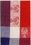 Waffle Weave 100% Cotton Lobster Dishtowel Red 18" X 28" Set / 6