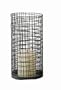 Tag Turning Leaves Sketch Wire Candle Holder, 10" Hurricane