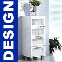 # BADEZIMMERSCHRANK 4 Schubladen Badschrank Hochschrank