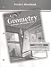 Geometry: Concepts and Applications, Practice Workbook