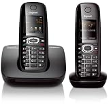 Produkt-Bild: Siemens Gigaset CX590 DUO ISDN Telefon mit 2 Mobilteilen - schnurlos - schwarz Freisprechen Adressbuch f&uuml;r 150 Eintraege - ECO DECT