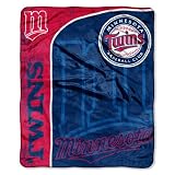 MLB Minnesota Twins 50-Inch-by-60-Inch Micro Plush Raschel Throw "Jersey" Design