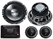 HiFonics 16cm 2-Wege Komponenten System, 100/200W, 4 Ohm, 25mm Neodym Hochtöner, 12dB Frequenzweiche, Einbaut. 76mm