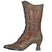 Victorian Boot 2413 (Small 5-6) Faux Alligator Look