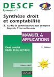 Synth�se droit et comptabilit�, DESCF...