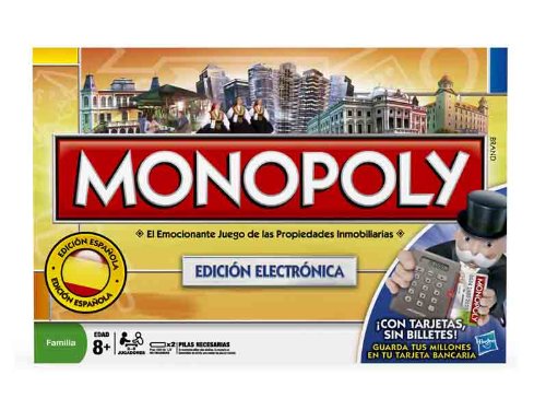 Imagen 1 de Juego de mesa - Monopoly electrónico (Hasbro)
