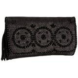 Jack Rogers Lawn Party Straw Clutch