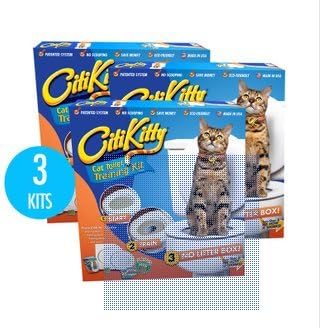 Citikitty Toilet Training System for Cats-Teach Your Cat to Use the Toilet