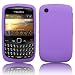 BLACKBERRY CURVE 8520 TEXTURED GRIP SKIN - LAVENDER PART OF THE QUBITS ACCESSORIES RANGE