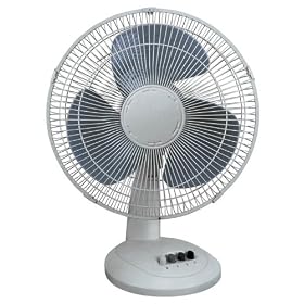 Comfort Zone Oscillating Table Fan