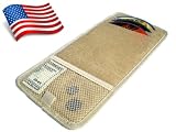 12 Cd DVD Automotive Car Truck Visor Organizer Case Tan Holder Cd Music DVD Movie
