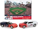 Upper Deck St. Louis Cardinals 2008 MLB Dodge Charger and Chevrolet Corvette with Stadium Card