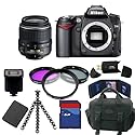Nikon D90 SLR Camera + 18-55mm 32GB Deluxe Lens Package