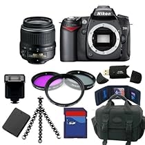 Nikon D90 SLR Camera + 18-55mm 32GB Deluxe Lens Package