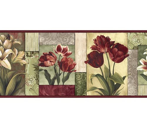 Tulip & Lily - Wallpaper Border