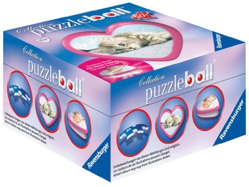 Ravensburger 11427 - S&uuml;&szlig;e Tiere - 60 Teile Herz puzzleball Preisvergleich