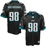 Reebok NFL Equipment Philadelphia Eagles #98 Mike Patterson Blac...