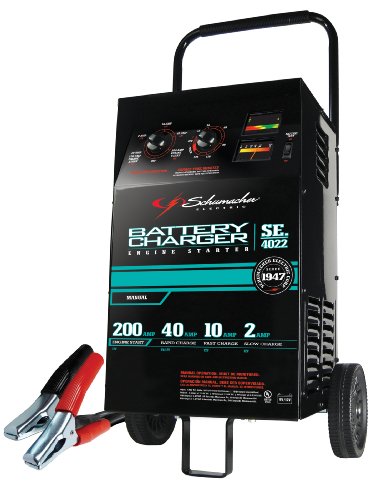 Schumacher SE-4022 Manual Wheeled Battery Charger and Tester
