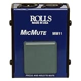 Rolls MM11 Microphone Muting Switch Designed to Temporarily Mute a Balanced XLR Signal