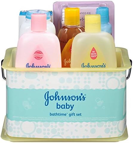 Johnson &amp; Johnson Bathtime Essentials Gift Set for New Parents Baby Arrival Pack