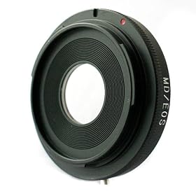 Camera Adapter Ring Tube Lens Adapter Ring / Minolta MD Mount Lens to Canon EOS EF Mount Camera Adapter / Such as: Fits Canon EOS-1Ds Mark ?/ EOS-1D Mark ?/ EOS-5D Mark ?/ EOS 7D/ EOS 60D/ EOS 600D/ EOS 550D/ EOS 500D/ EOS 1100D Fits Canon EOS-1Ds Mark ?/ EOS-1Ds/ EOS-1D Mark ?/ EOS-1D Mark ?N/ EOS 