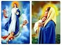 3D Lenticular POSTCARD-HOLY MOTHER-DC