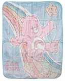 Care Bears Blanket - Care Bears Plush Baby Throw (Cheer Bear)
