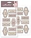 EK Success EKWJB029 Wedding Day Whimsy Dimensional Caption Stickers