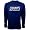 New York Giants Royal Blue Go Long Thermal Long Sleeve Top