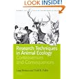 Research Techniques in Animal Ecology