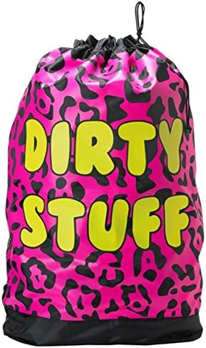 Three Cheers for Girls Leopard Laundry Bag