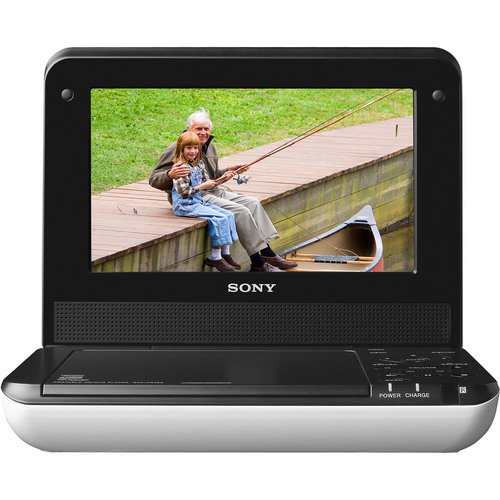 7 Portable DVD Widescreen Player, Color White, Sony
