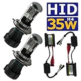 HID H4 Hi/Lo ヘッドライト フルキット Hi Lo 切り替え 35w 6000k