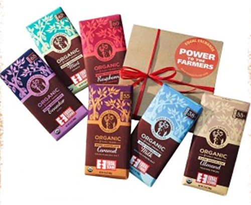 Equal Exchange Organic Chocolate Bar Collection (6 - 3.5 Oz Bars)