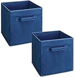 ClosetMaid 1433 Cubeicals Fabric Drawers, Blue, 2-Pack