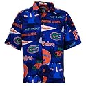Reyn Spooner Florida Gators Royal Blue Scenic Print Hawaiian Shirt