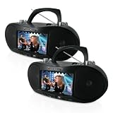Buy Magnasonic MAG-MDVD500 Portable CD DVD Player Boombox with 7 Widescreen LCD, AM FM... by Magnasonic