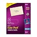 Avery Easy Peel Address Labels for Inkjet Printers, Clear, 1.333 x 4 Inches, Pack of 350 (8662)