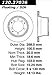 Centric Parts 120.37026 Premium Brake Rotor with E-Coating