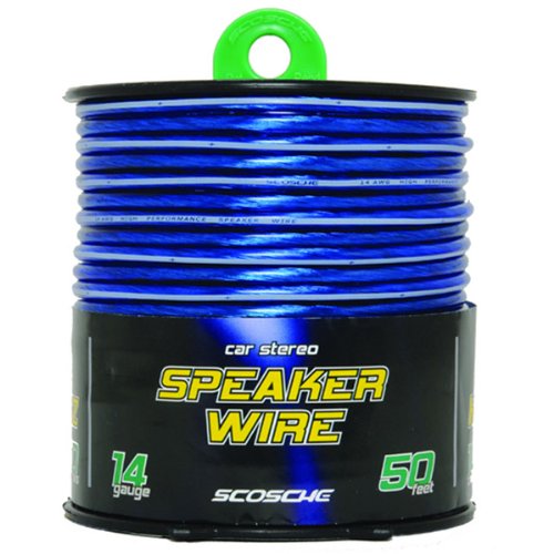 Scosche KS1450CS Speaker Wire 14 Gauge - 50 Feet 