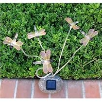 Decorative Garden Dragonflies Solar Lights