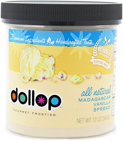 Dollop Gourmet All-Natural Non-GMO Frosting (Madagascar Vanilla)