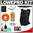 Lowepro Flipside 200 Backpack Digital SLR Camera Case (Black) + Accessory Kit for Canon Rebel T3, T3i, T1i, T2i, EOS 60D, 5D, 7D, Nikon D3000, D3100, D5000, D5100, D7000, D300s, Olympus Evolt E-5, E-30, E-620 & Sony Alpha A560, A580, A33, A35, A55