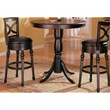 Black Three Piece Bar Set by 