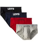 Levi's Men's 100 Series Four-Pack Knit Brief Underwear
