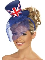 Fever Union Jack Mini Top Hat on a Headband