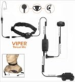 Throat Microphone for Two Way Radios (Motorola Multipin)(Viper series)