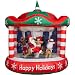 Gemmy 8' Inflatable Happy Holidays Caroussel w/ Riding Characters